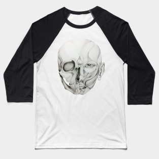 Mask of Life and Death Baseball T-Shirt
